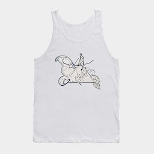 Abstract Moth Tank Top